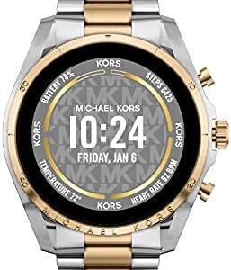 Michael Kors Men's or Women's Gen 6 44mm Touchscreen Smart Watch with Alexa Built-In, Fitness Tracker, Sleep Tracker, GPS, Music Control, Smartphone Notifications (Model: MKT5134V)