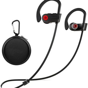 Otium Bluetooth Earbuds Wireless Headphones Bluetooth Headphones, Sports Earbuds, IPX7 Waterproof Stereo Earphones for Gym Running 15 Hours Playtime Sound Isolation Headsets,Black
