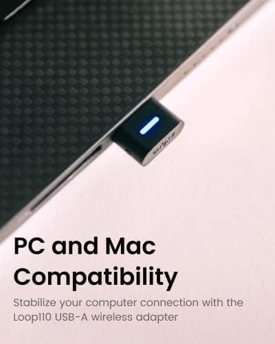 SHOKZ OpenComm2 UC - Bone Conduction Bluetooth Stereo Computer Headset with Boom Mic - USB-A Compatible with PC and Mac - Zoom Certified - with Bookmark - Image 3