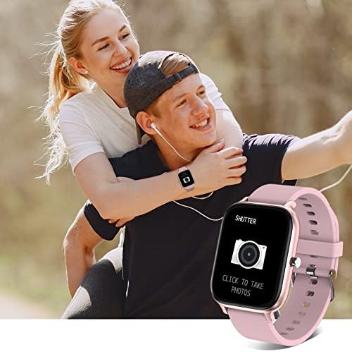 Smart Watch for Men Women Compatible with iPhone Samsung Android Phone 1.69“ Full Touch Screen Watch IP68 Waterproof Bluetooh Fitness Tracker Smart Watch with Heart Rate/Sleep Monitor - Image 5
