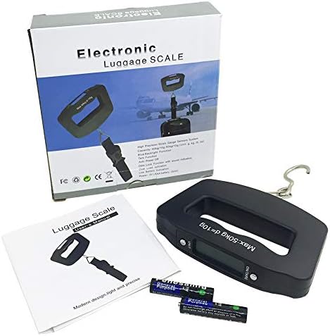 AFUNTA 50Kg 10g LCD Home Electronic Digital Portable Hanging Weight Hook Travel Luggage Scale - Image 7