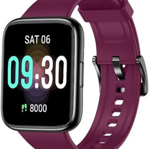 Smart Watch, Fitness Tracker with Heart Rate, SpO2 and Sleep Monitor, 44mm Swimming Waterproof Watch, Fitness Watches for Women Men, Step Tracker, Smartwatch Compatible with iOS Android Phones