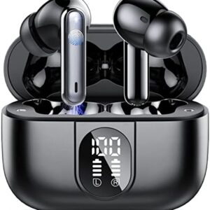 Wireless Earbuds, 2023 Bluetooth 5.3 Headphones HiFi Stereo, 40H Playtime in-Ear Earbud, Bluetooth Earbuds with LED Power Display, IP7 Waterproof Wireless Earphones Sport Headset for Android iOS