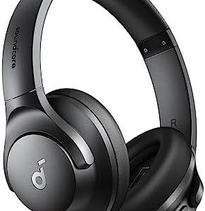 Soundcore by Anker Q20i Hybrid Active Noise Cancelling Headphones, Wireless Over-Ear Bluetooth, 40H Long ANC Playtime, Hi-Res Audio, Big Bass, Customize via an App, Transparency Mode