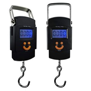 [2-Pack] Hanging Electronic Travel Scale for Luggage with Digital LCD Screen, APL1439