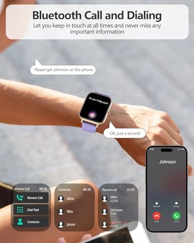 Smart Watch for Men Women(Answer/Make Call),1.83" Fitness Tracker with Blood Pressure Heart Rate Monitor,Sleep Tracker,Pedometer,123 Sport Modes, IP68 Waterproof Smartwatches for iPhone&Android - Image 2