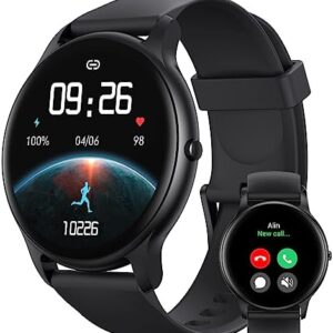 Parsonver Smart Watch(Answer/Make Calls), 1.32" HD Fitness Tracker for Men Women, IP68 Waterproof 100+ Sport Mode Fitness Watch, Heart Rate SpO2 Sleep Monitor, Pedometer, Smartwatch for Android iPhone