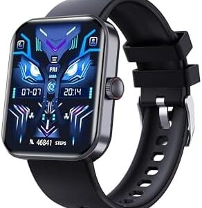 Smart Watch for Men Women with Bluetooth Call, 100+Sports Fitness Tracker with Heart Rate Sleep Monitor, IP67 Waterproof Fitness Watch 2.01" Touch Screen Smartwatch Compatible Android iOS