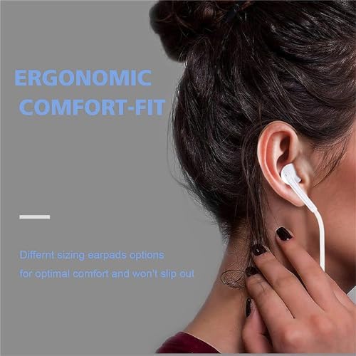 2 Pack-USB C Headphones for i-Phone 15,Type C with Microphone Volume Control Noise Canceling Earphones with Smartphone i-Phone 15 Pro Max,iPad Pro, Most USB C Jack Devices - Image 5