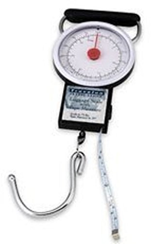 Manual Luggage Suitcase Scale with Built-in Tape Measure Weighs Bags to 75lbs.- Up to 39" Long - Black-One Size - Image 4