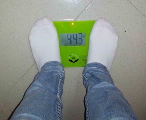 NewlineNY Auto Step On Super Mini Travel Bathroom Scale, 5.25" x 8.5" SBB0638SM (Green) - Image 7