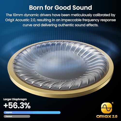 TOZO T12 Wireless Earbuds Bluetooth 5.3 Headphones Built-in ENC Noise Cancelling Mic, 55 Hrs Playtime App Customize EQ IPX8 Waterproof LED Digital Display Premium Sound Headset Black - Image 3