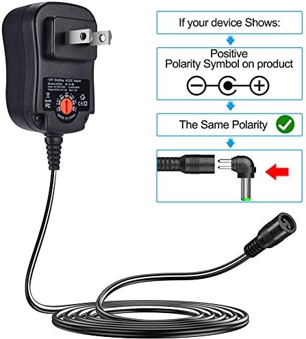 SoulBay 12W Universal Multi Voltage AC/DC Adapter Switching Power Supply with 8 Selectable Adapter Plugs, Suitable for 3 V to 12 V Device - Image 5