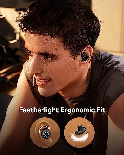 Baseus Active Noise Cancelling Wireless Earbuds, Reduce Noise by Up to 95%, 140H Playtime, IPX6 Waterproof, Deeper Bass, 4 ENC Mics, Comfortable Fit, Bluetooth 5.3 Ear Buds - Bowie MA10 Upgraded - Image 7