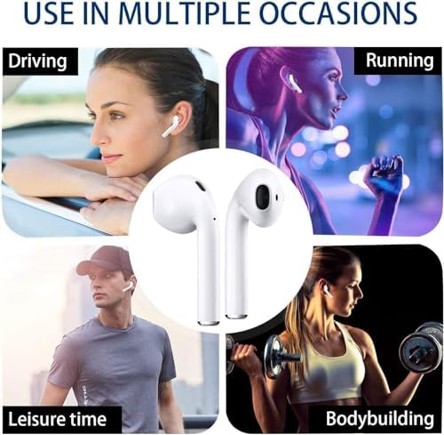 Wireless Earbuds,Wireless Charging Case IPX7 Bluetooth 5.2 with Headphones Touch Control Waterproof Stereo Earphones,Pop-ups Auto Pairing Hi-Fi Stereo Sound Headset for airpod pro iPhone/Android - Image 8