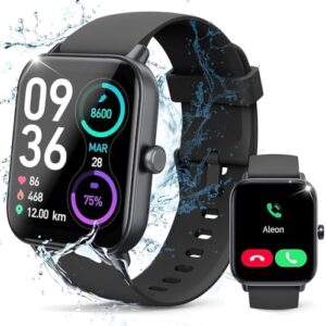 Smart Watch for Men and Women - Alexa Built-in Smartwatch with Heart Rate, Sleep and Blood Oxygen Monitor,24/7 Heart Rate Auto Image Correction, Portable Smartwatch Dynaudio Speakers
