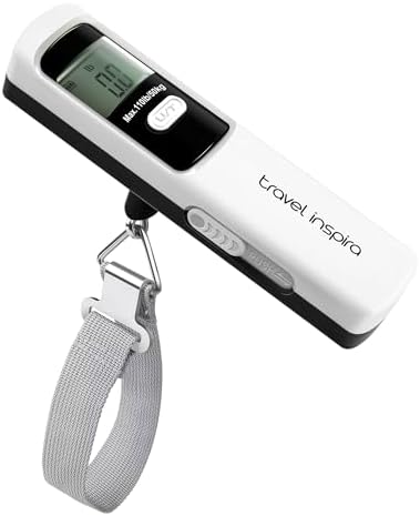 travel inspira Luggage Scale, Travel Essentials, Portable Digital Hanging Baggage Scale for Travel, Suitcase Weight Scale - Image 4