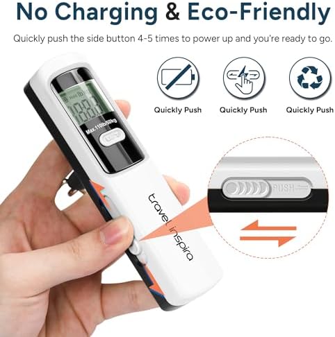 travel inspira Luggage Scale, Travel Essentials, Portable Digital Hanging Baggage Scale for Travel, Suitcase Weight Scale - Image 7