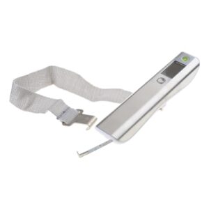 Digital Luggage Scale 110lb/50kg Travel Weight Scale with Tape Measure LCD Display Tare Portable Hanging Scale 3 Units Luggage Scale Travel Digital Digital Luggage Scale for Travel with Hook