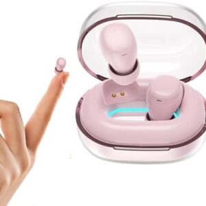 Mini Small Bluetooth Earbuds Invisible Wireless for Small Ear Canals Low Profile Smallest Sleep Micro Discreet Hidden Earbuds Small Ears Mini Invisible Small Ear Buds Headphones Audífonos Invisibles