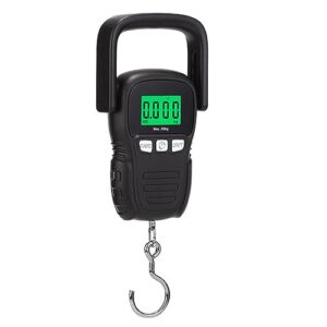 Electronic 0.02kg-50kg Hanging Scale LCD Digital Backlight Fishing Baggage Bag Weight Tools Pocket Luggage Scale Weights Scale USB for Luggage Weighing Electronic Hanging Scale LCD Scale