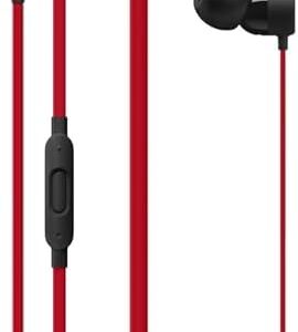 beats urBeats3 Earphones with Lightning Connector- The Decade Collection - Black-Red (Renewed)