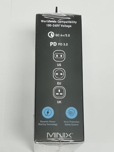 MINIX NEO P1 Mini 33W PPS 2-Port GaN Charger 1 USB-C Port Fast Charger, 1 USB-A Port Quick Charger 3.0. Compatible with iPhone 8-15 Series, Galaxy S10-S21, Pad and More. - Image 14