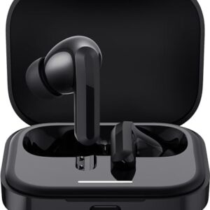 Xiaomi Redmi Buds 5 Wireless Earphone - 46dB Active Noise Canceling, 40 Hour Battery Life, Bluetooth 5.3, Black