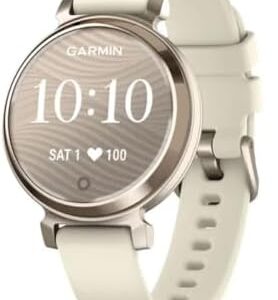 Garmin Lily 2, Small and Stylish Smartwatch, Hidden Display, Patterned Lens, Up to 5 Days Battery Life, Coconut