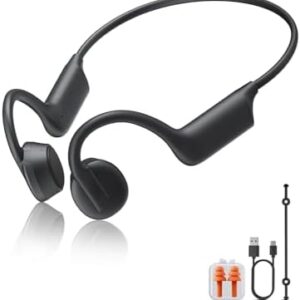 Bone Conduction Headphones Lightweight Open Ear Headphones Sport Headphones with Built-in Mic Extra Comfort IPX5 Waterproof Headset for Running,Cycling,Driving