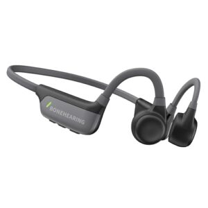 Bone Conduction Headphones Amplifier Bluetooth 5.3 for Mild Hearing Impaired, Open Ear Wireless Headset, Hearing Amplifier Devices for Communication, Listen