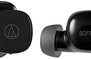 Audio-Technica ATH-SQ1TWBK Wireless in-Ear Headphones, Black