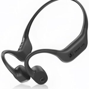 S+ Bone Conduction Headphones - Ultra-Lightweight Open-Ear Bluetooth Headphone for Endurance Sports and Running, Advanced Sound Technology for Exceptional Audio Experience(Dark Gray)