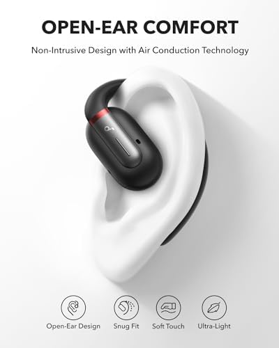 Soundcore by Anker V30i Open-Ear Headphones, Ultra-Comfort, Lightweight Design, Snug Fit, Ergonomic Ear Hooks, Robust Bass, 36H Playtime, Bluetooth 5.3, App Control, Clear Calls, Wireless Earbuds - Image 2
