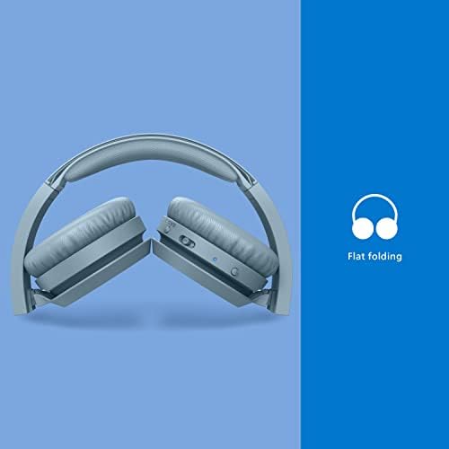 PHILIPS H4205 On-Ear Wireless Headphones with 32mm Drivers and BASS Boost on-Demand, Blue - Image 5