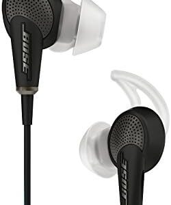 Bose QuietComfort 20 Acoustic Noise Cancelling Headphones, Compatible with Apple Devices, Black (Renewed)