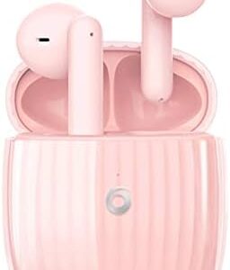 Wireless Earbuds Bluetooth Earbuds Noise Cancelling Earbuds Wireless Earphones Built in Mic Handset 36H Playtime Wireless Earbuds IP55 Waterproof Earbuds for Sport Women Girls Gifts Ideas,Pink