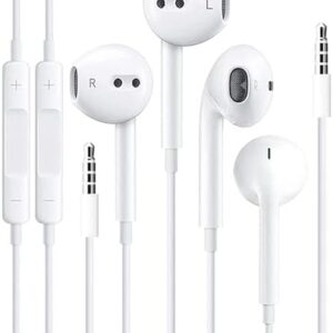 2 Pack Wired iPhone Earbuds/iPhone Headphones/Earphones with 3.5mm Wired[MFi Certified] with Mic, Volume Control Support for iPhone,iPad,iPod,Computer,MP3/4,Android Most 3.5mm Audio Devices