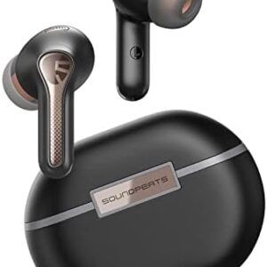 SoundPEATS Capsule3 Pro 43dB Hybrid Active Noise Cancelling Earbuds, Hi-Res Bluetooth 5.3 Earphones with LDAC, 6 Mics for Calls, 52 Hrs, IPX4 Rated, Powerful Sound, App Customize EQ