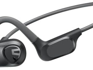 SoundPEATS RunFree Lite2 Open Ear Headphones Bluetooth 5.3 Air Conduction Wireless Headphones Sport Earbuds with Enhanced Bass, Dual-Mic Call Noise Reduction Earphones for Cycling