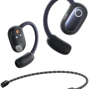 Baseus Open Ear Headphones with Directional Acoustics, Punchy Bass, Stable Fit, Ultra-Light Weight, IPX4 Waterproof, ENC Mics, Bluetooth 5.3 Wireless Earbuds for Running, Workout, Gym - Eli Sport 1