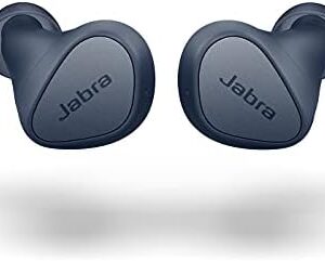 Jabra Elite 3 in Ear Wireless Bluetooth Earbuds – Noise Isolating True Wireless Buds with 4 Built-in Microphones for Clear Calls, Rich Bass, Customizable Sound, and Mono Mode - Navy