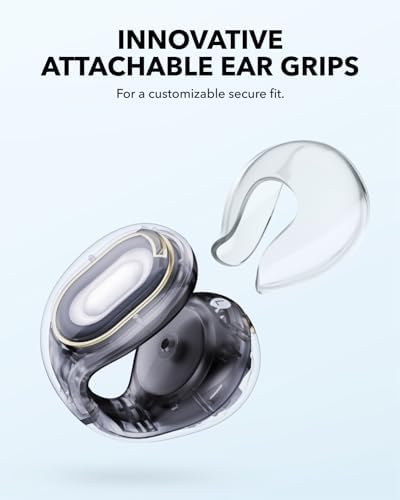 Soundcore C30i by Anker, Open-Ear Earbuds, Clip-On Headphones, Lightweight Comfort, Stable Fit, Firm-Shell Design, Attachable Ear Grips, Big Drivers for Clear Audio, 30H Play, IPX4 Water-Resistant - Image 3