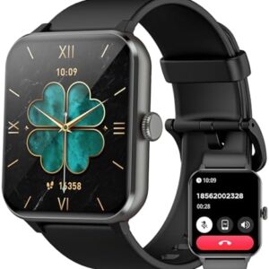 Smart Watch for Men Women(Answer/Make Calls), 2024 Newest 1.85" HD Fitness Tracker with Blood Oxygen, Heart Rate and Sleep Monitor IP68 Waterproof, 100+ Sport Modes, Compatible with Android and Iphone