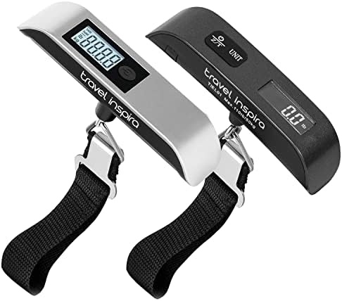 travel inspira Luggage Scale, Digital Luggage Scales, Baggage Scale,110LB / 50KG, Battery Included