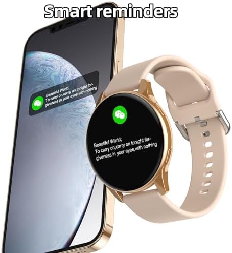 Smart Watch for Women,Fitness Tracker with Blood Oxygen and Heart Rate Monitor, Step Counter, IP67 Waterproof,1.28"" Fintness Watch and Smartwatch for Android&iOS (Rose Gold), T2PRO - Image 6