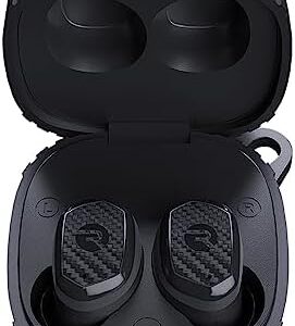 Raycon Impact Earbuds Military-Grade Impact Resistant, IP67 Bluetooth Earbuds with Stereo Sound, 90 Hours of Battery Life, Active Noise Cancellation (Black)