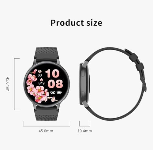 Smart Watch for Women,Fitness Tracker with Blood Oxygen and Heart Rate Monitor, Step Counter, IP67 Waterproof,1.28"" Fintness Watch and Smartwatch for Android&iOS (Rose Gold), T2PRO - Image 9