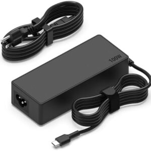 100W USB-C Power Adapter Fast Charger Replacement for Mac Book Pro, iPad, Lenovo, HP, Dell, Asus Laptops and All USB - C Port Devices, Charge Type-C 100W 96W 90W 87W 65W 45W 30W Device C0077