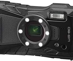 Ricoh WG-80 Black Waterproof Digital Camera Shockproof Freezeproof Crushproof Microscope Mode
